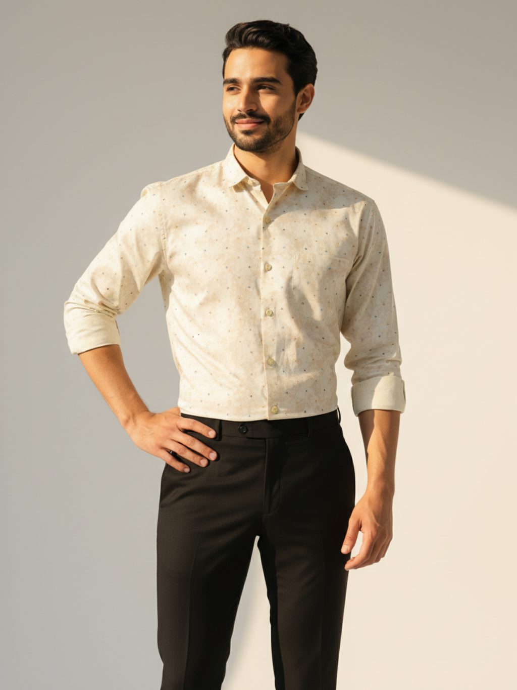 Helbourne GIZA Prints Shirt