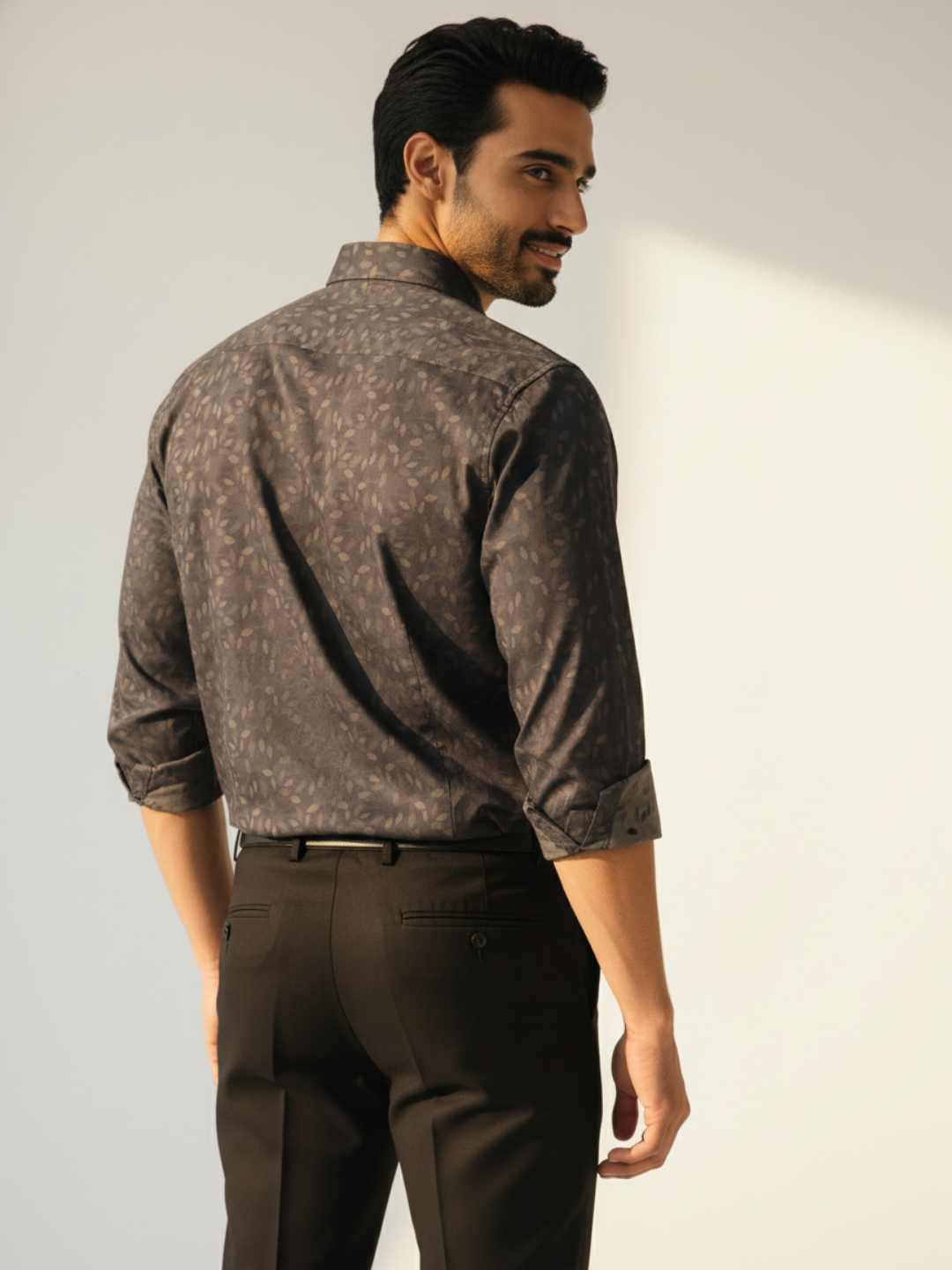 Leaf Jacquard SUPIMA Shirt