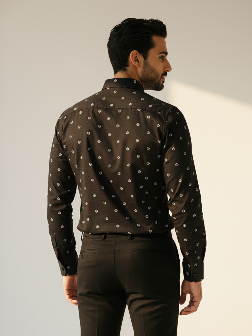 Midnight Floral GIZA Shirt