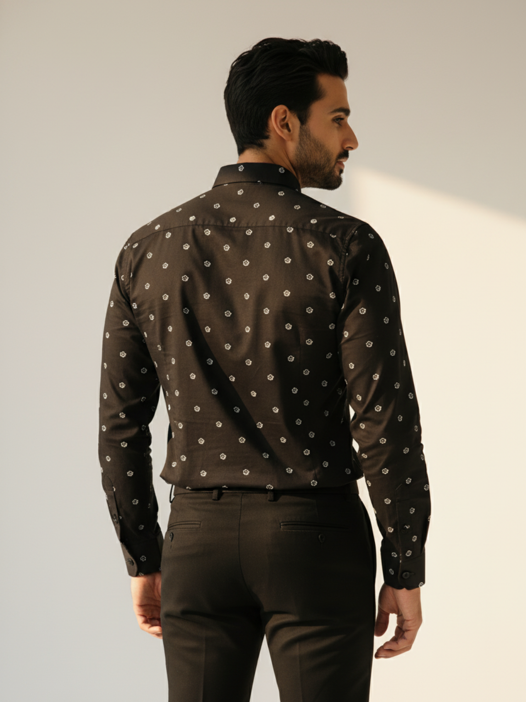 Midnight Floral GIZA Shirt