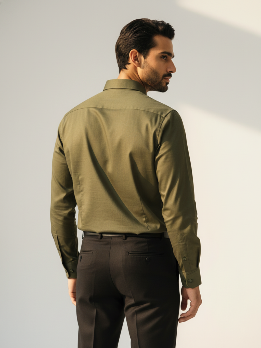 Olive GIZA Shirt