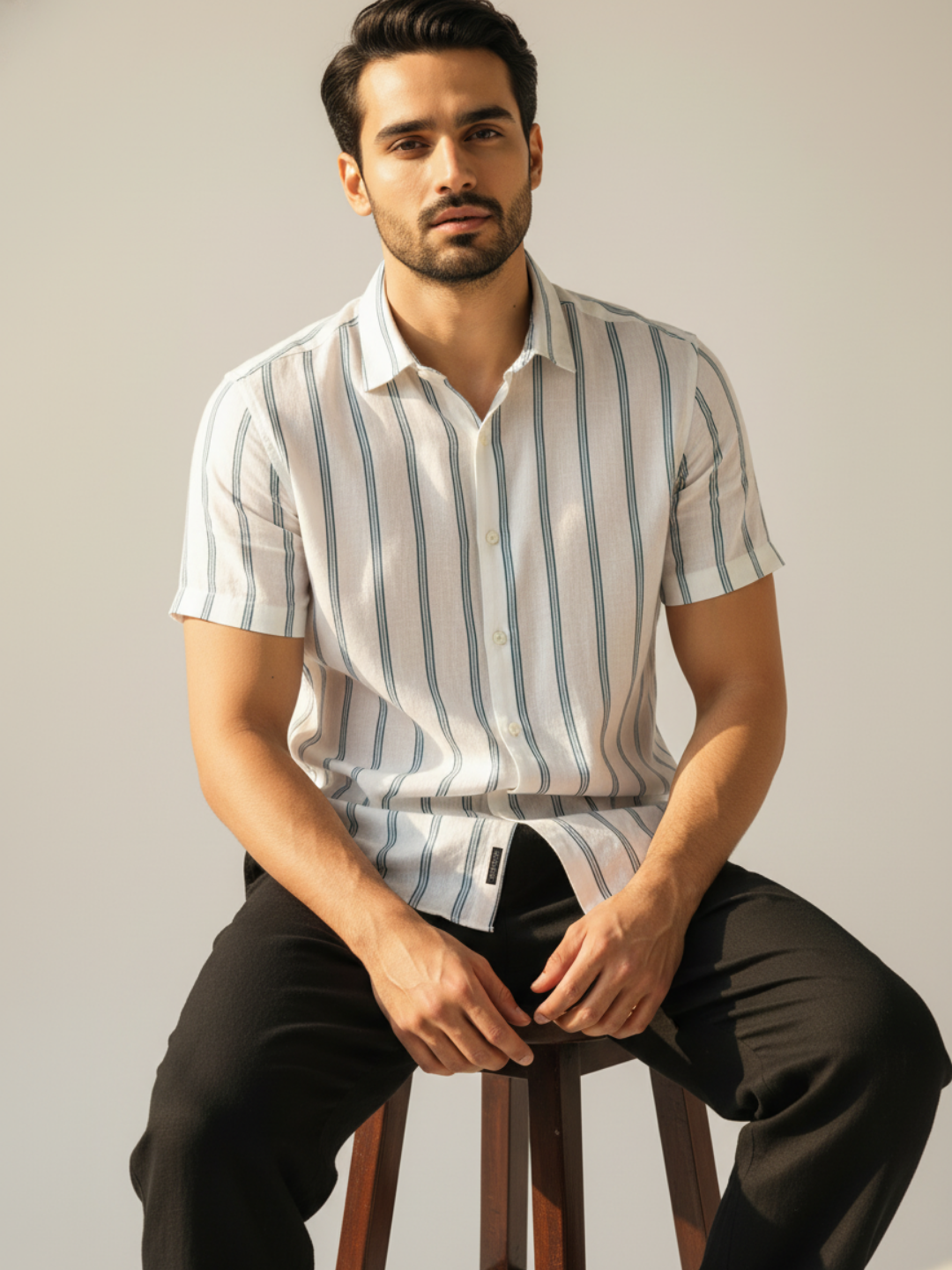 Blue Stripes Premium Shirt