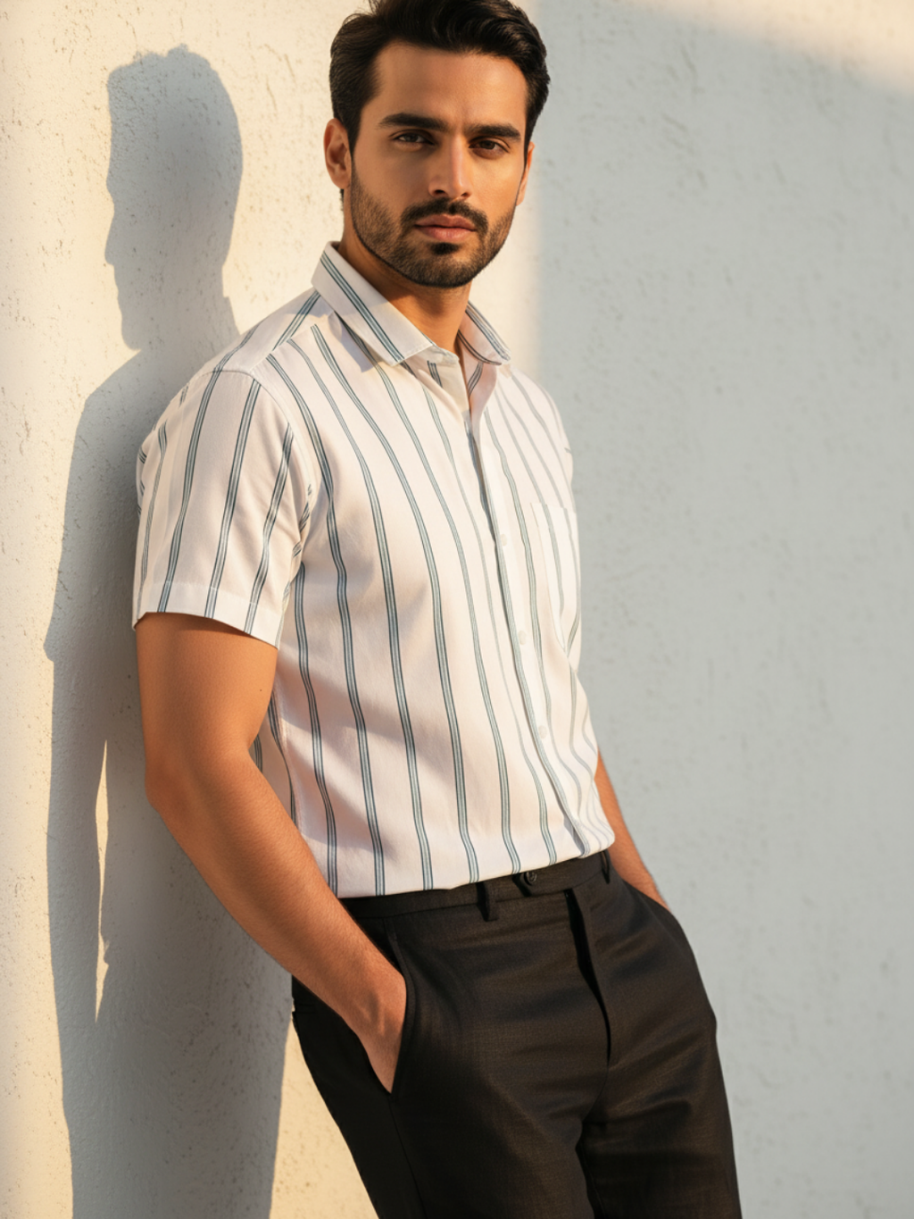 Blue Stripes Premium Shirt