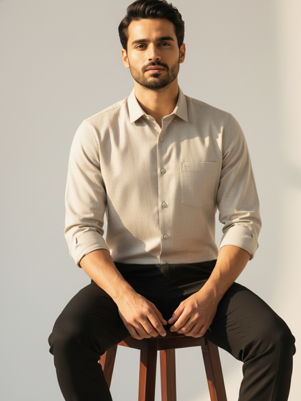 Caramel Beige Premium Shirt