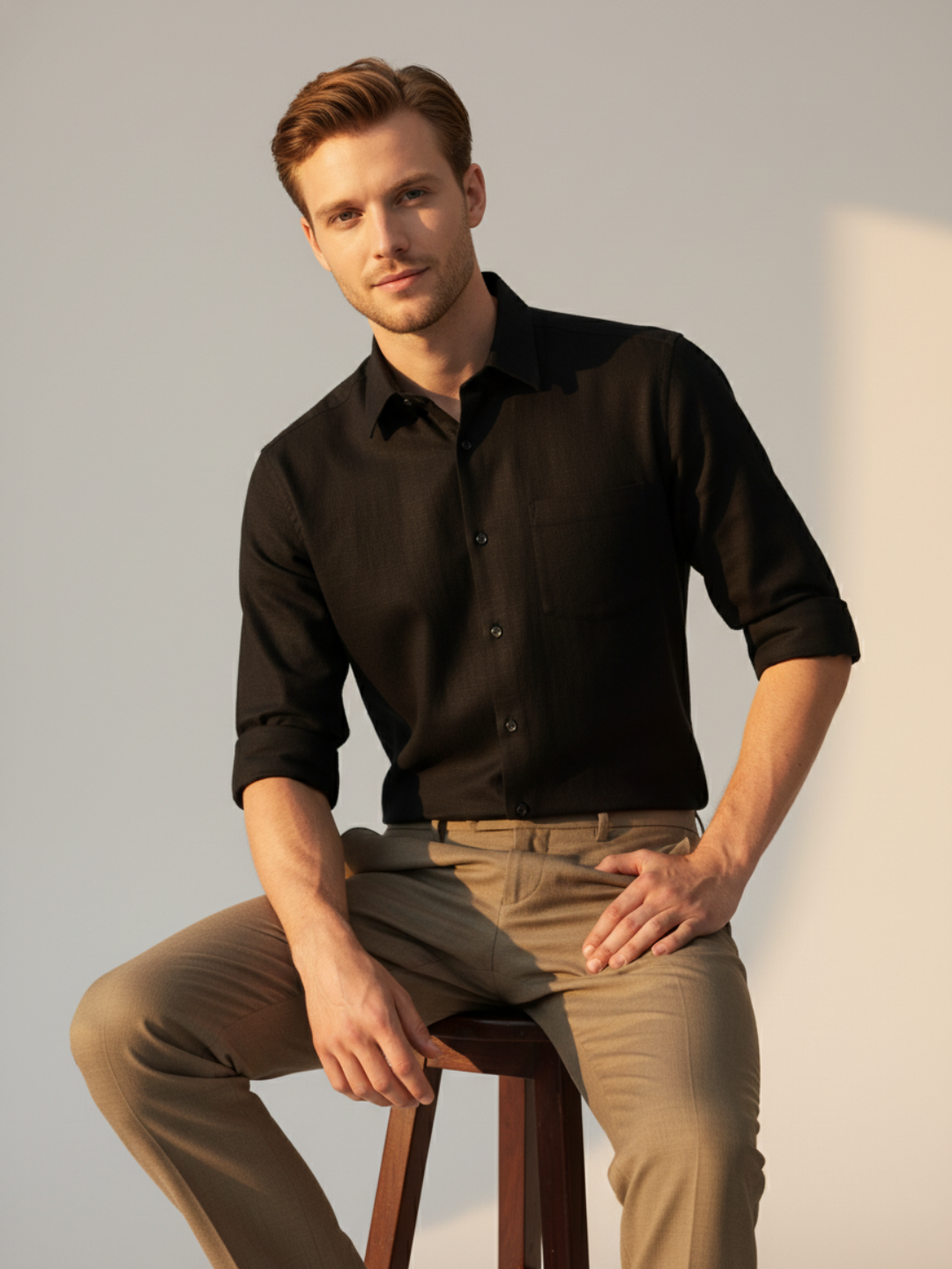 Premium Black GIZA Shirt