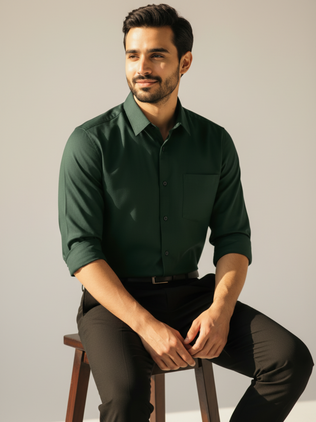 Teal Green GIZA Shirt