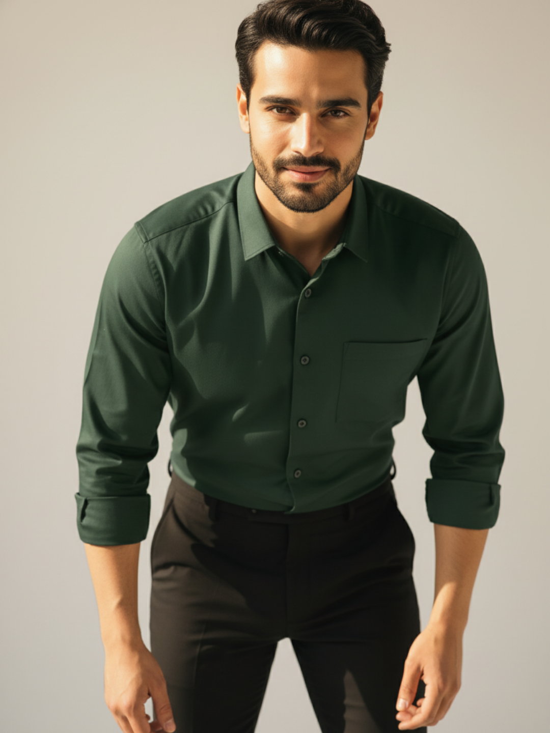 Teal Green GIZA Shirt