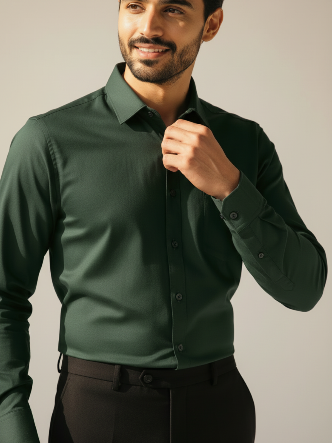 Teal Green GIZA Shirt