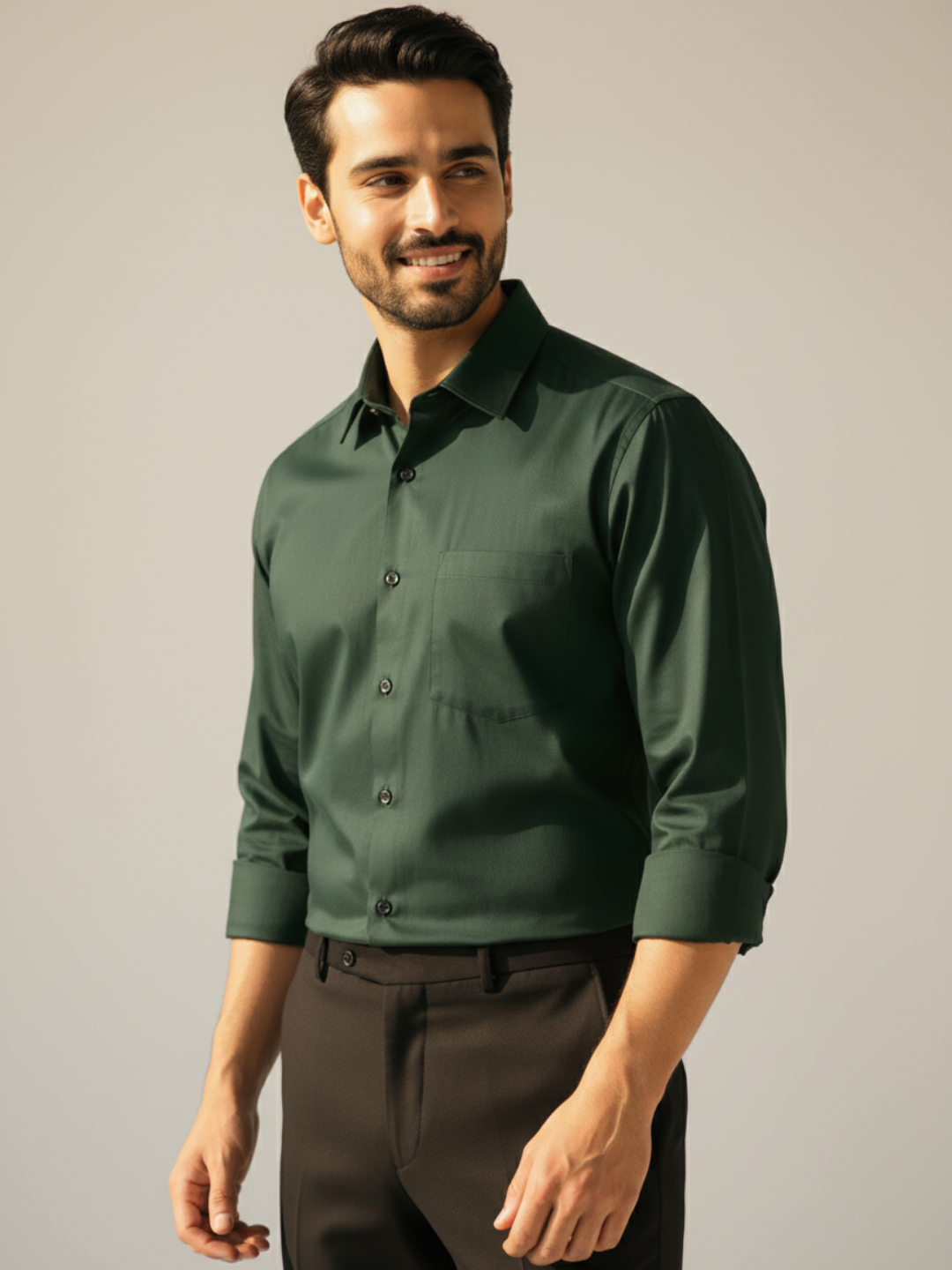 Teal Green GIZA Shirt