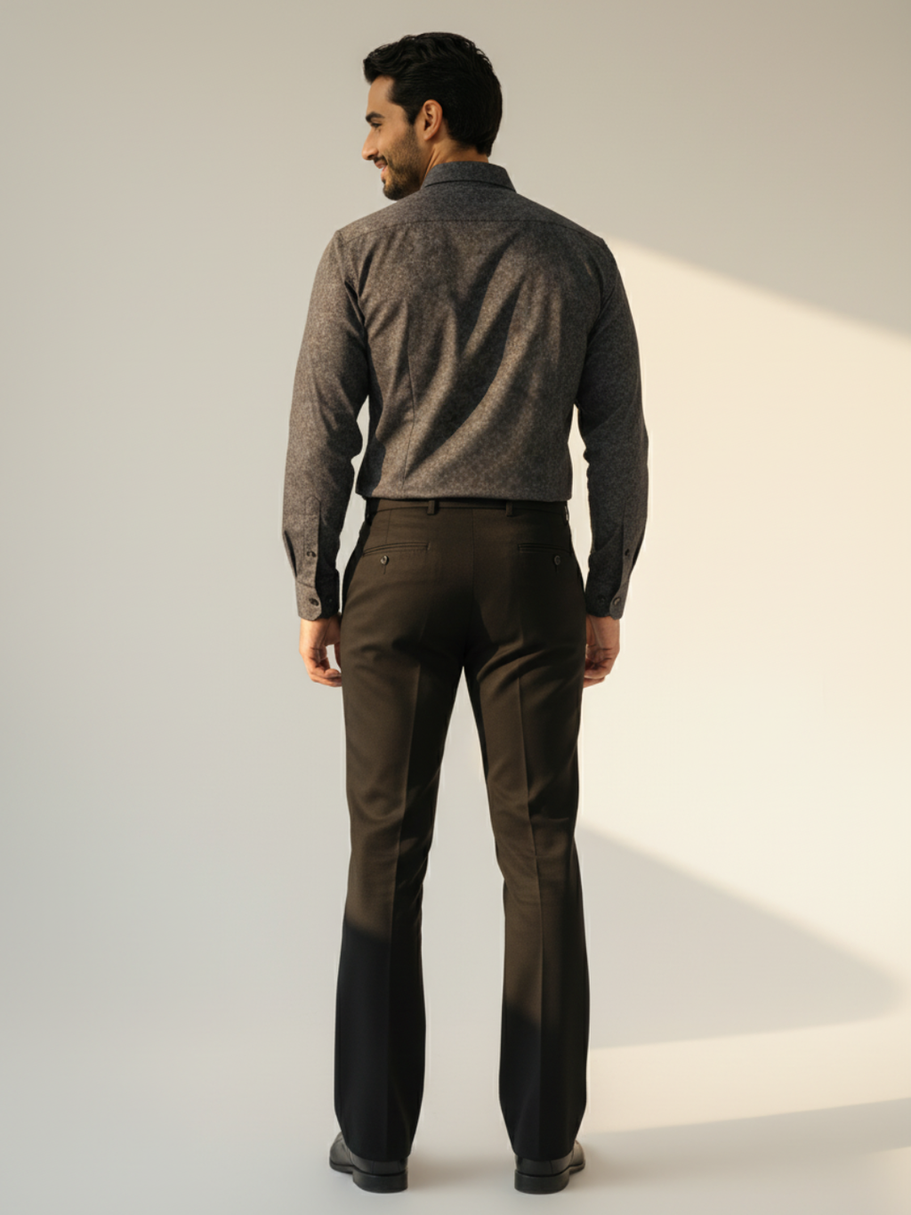 Charcoal Floral SUPIMA Shirt