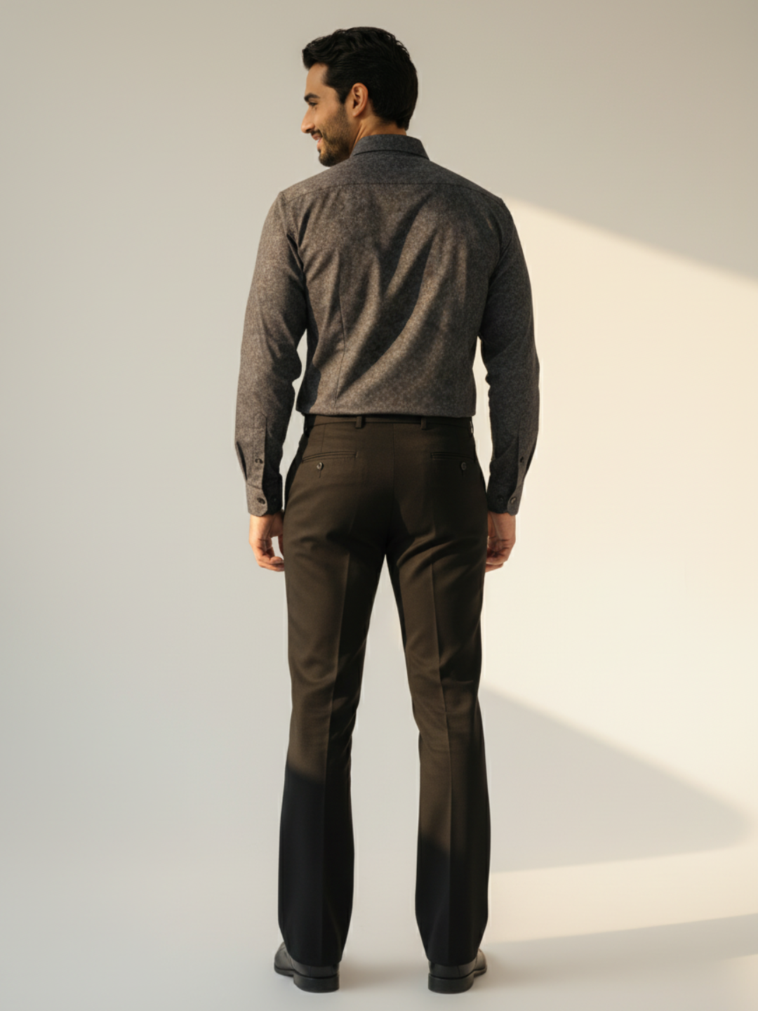 Charcoal Floral SUPIMA Shirt