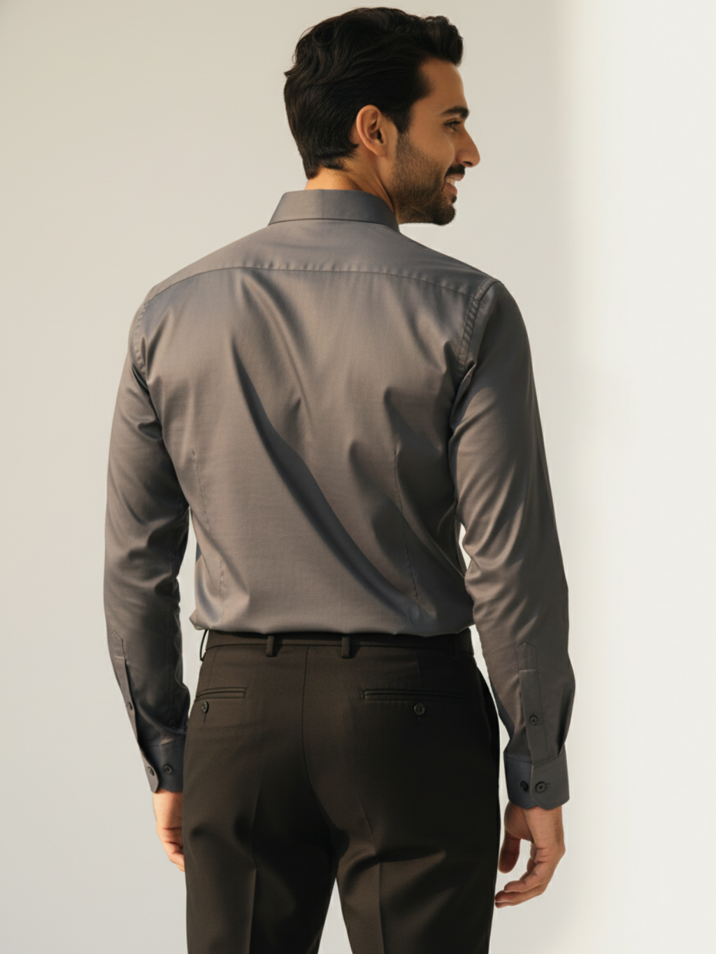 Coral Grey GIZA shirt