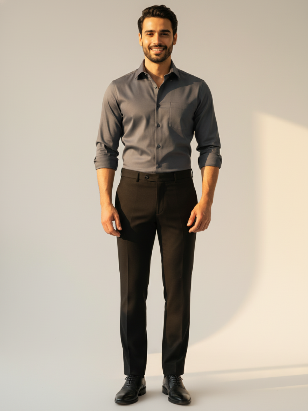 Coral Grey GIZA shirt